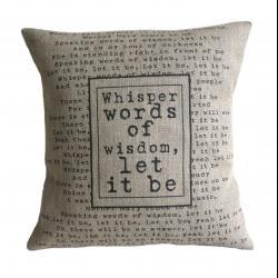 'Let It Be' Pillow Cover  